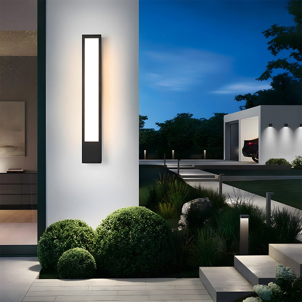 IP55 Moderne Zwarte LED Buitenwandlampen voor Woningen