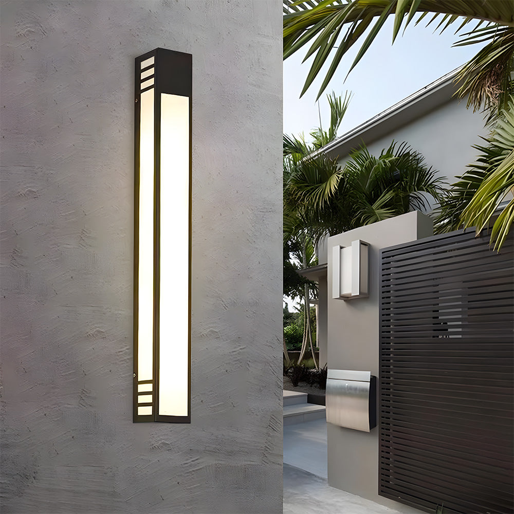 IP55 Moderne Zwarte LED Buitenwandlampen voor Woningen
