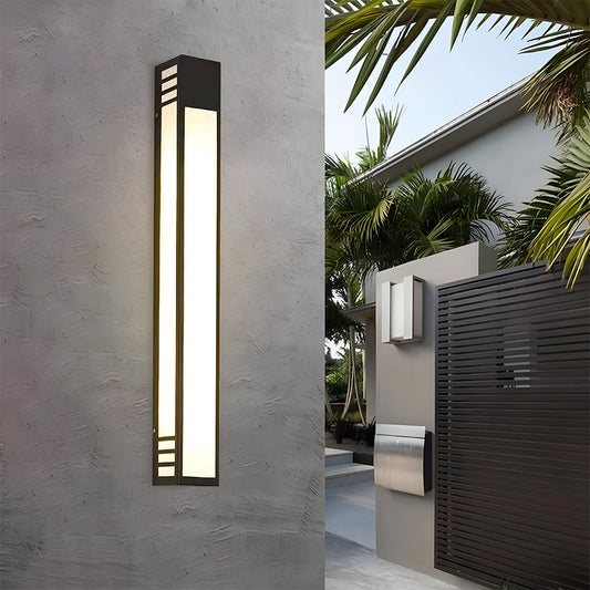 IP55 Moderne Zwarte LED Buitenwandlampen voor Woningen