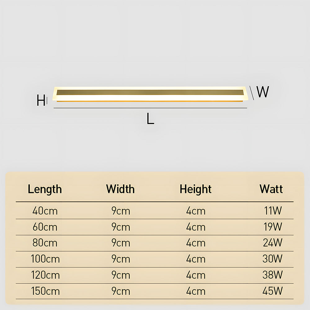 IP55 Retro Stainless Steel Gold LED Outdoor Wall Lights