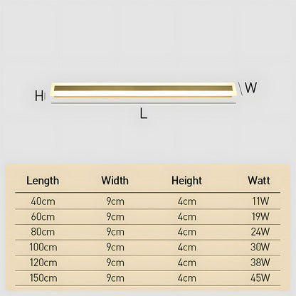 IP55 Retro Stainless Steel Gold LED Outdoor Wall Lights