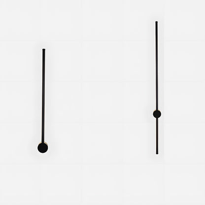 IP66 Modern Long Acrylic Black Outdoor LED Wall Lights
