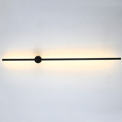 IP66 Modern Long Acrylic Black Outdoor LED Wall Lights