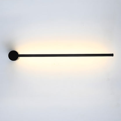 IP66 Modern Long Acrylic Black Outdoor LED Wall Lights