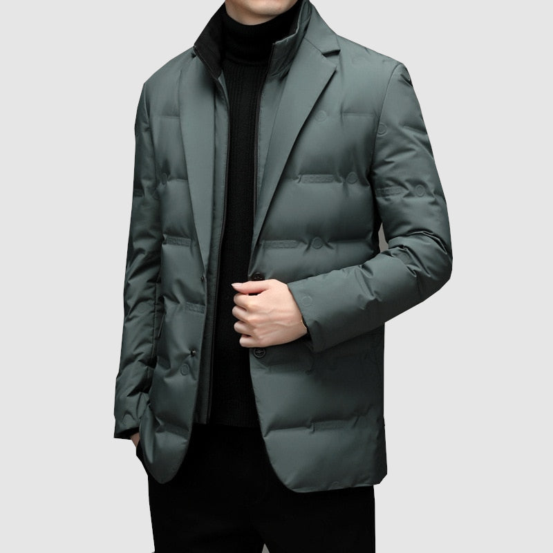 Premium Heren Parkajas – Elegant & Warm met Perfecte Pasvorm