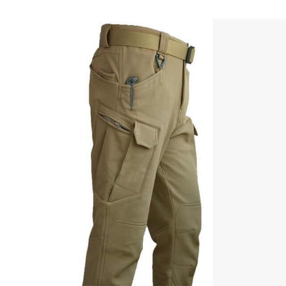 Heren Outdoor Set – Softshell Jas & Cargo Broek voor Herfst en Winter