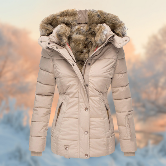 Winter Pro Damesjas met Gewatteerde Voering en Pluche Fleece