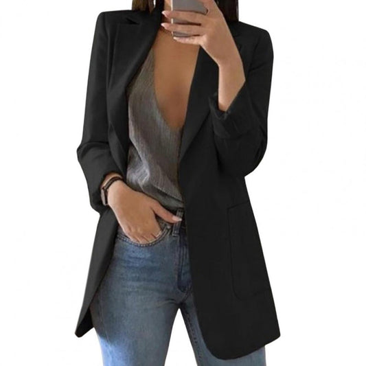 Lange Damesblazer – Elegant, Stijlvol & Comfortabel