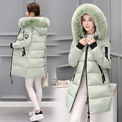 Dames Winterjas met Capuchon en Rits - Warm en Comfortabel