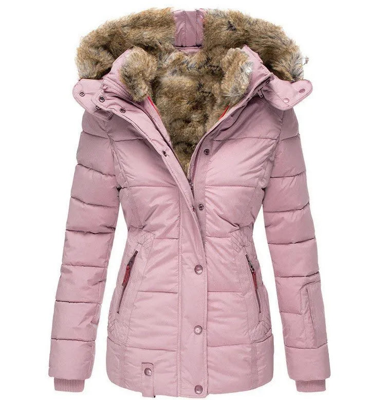 Damesjas met Imitatiebontvoering – Warm en Comfortabel voor de Winter