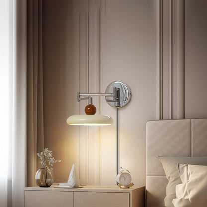Myna – Wandlamp met Stekker | 20 cm Rond Design met LED