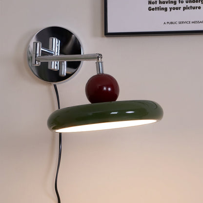 Myna – Wandlamp met Stekker | 20 cm Rond Design met LED