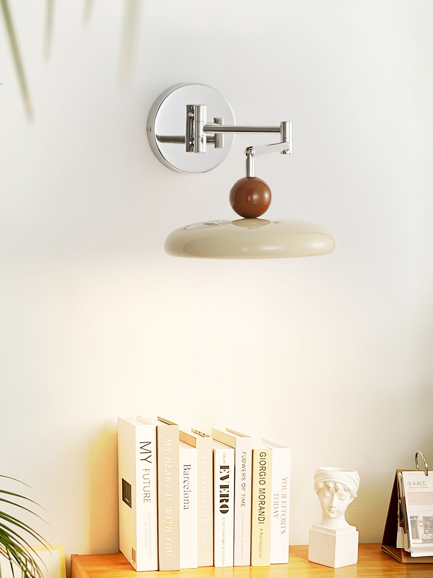 Myna – Wandlamp met Stekker | 20 cm Rond Design met LED