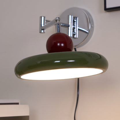 Myna – Wandlamp met Stekker | 20 cm Rond Design met LED