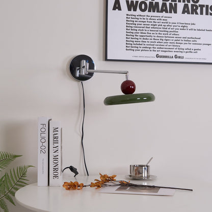 Myna – Wandlamp met Stekker | 20 cm Rond Design met LED