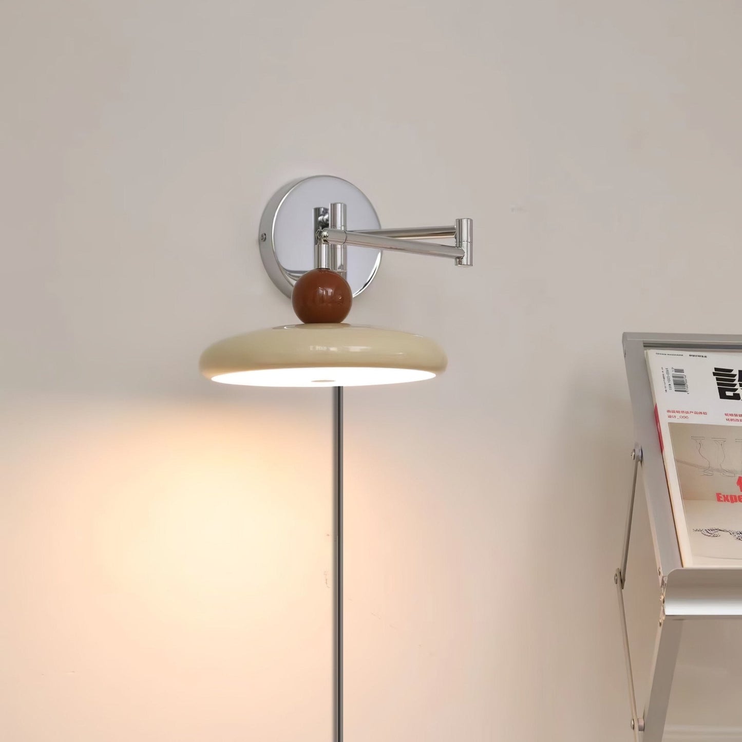 Myna – Wandlamp met Stekker | 20 cm Rond Design met LED