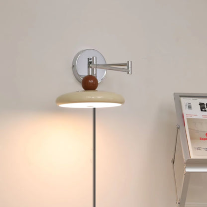 Myna – Wandlamp met Stekker | 20 cm Rond Design met LED