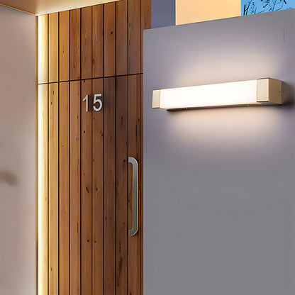 Wasserdichte LED-Wandlampe für den Außenbereich – Längliches Acryl-Design – IP65 – Moderne Beleuchtung für Garten & Fassade