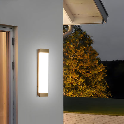Wasserdichte LED-Wandlampe für den Außenbereich – Längliches Acryl-Design – IP65 – Moderne Beleuchtung für Garten & Fassade