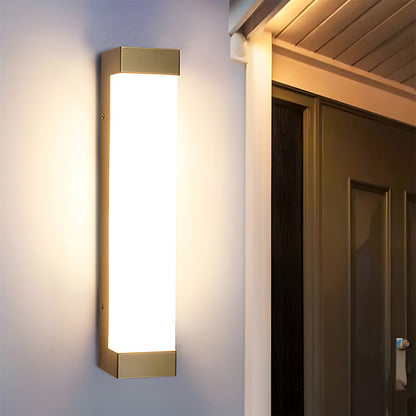 Wasserdichte LED-Wandlampe für den Außenbereich – Längliches Acryl-Design – IP65 – Moderne Beleuchtung für Garten & Fassade