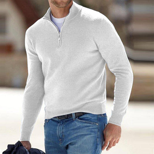 Heren Sweatshirt met Kwart-Rits – Comfortabel & Stijlvol