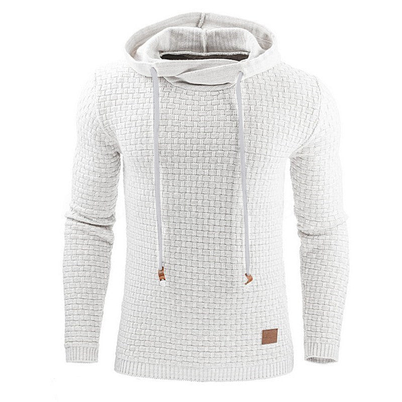 Heren Hoodie met Capuchon en Wafelstructuur