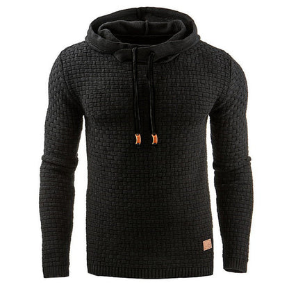 Heren Hoodie met Capuchon en Wafelstructuur