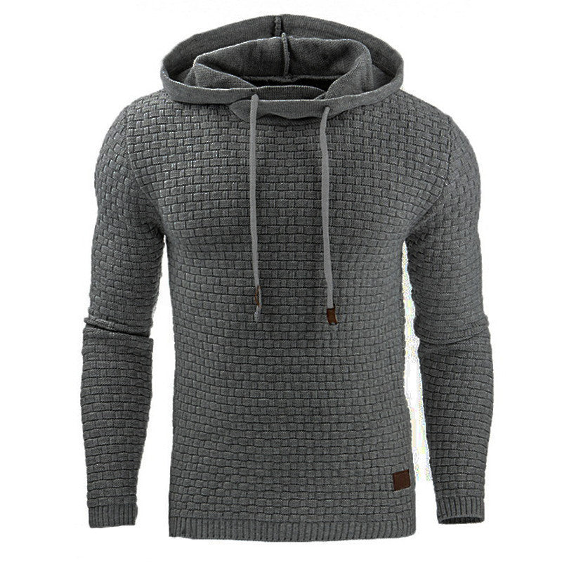 Heren Hoodie met Capuchon en Wafelstructuur