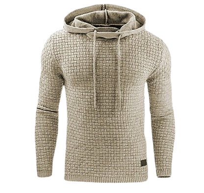 Heren Hoodie met Capuchon en Wafelstructuur