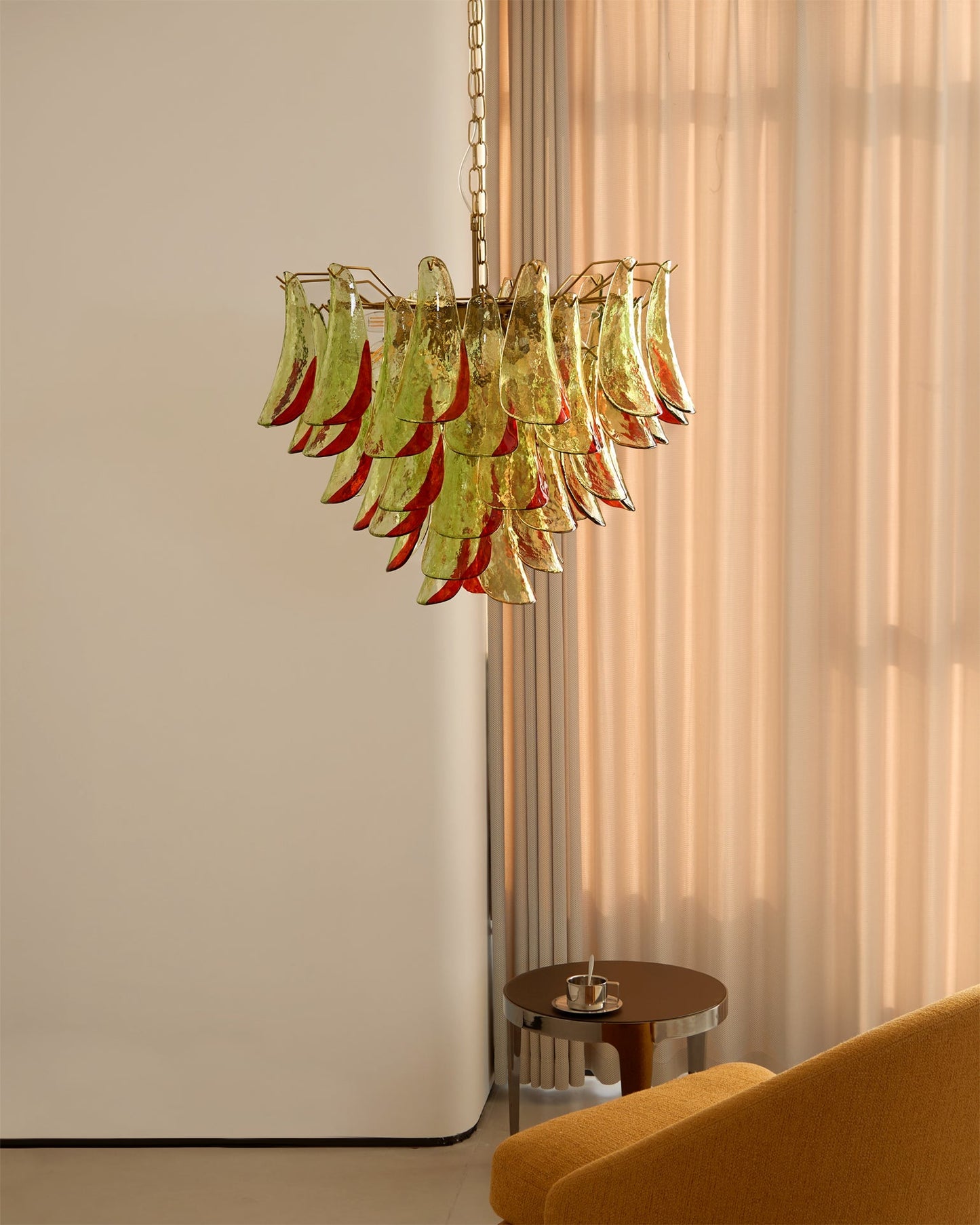 Marielle Hanglamp van Murano-Glas – Handgeblazen Glazen Plafondlamp
