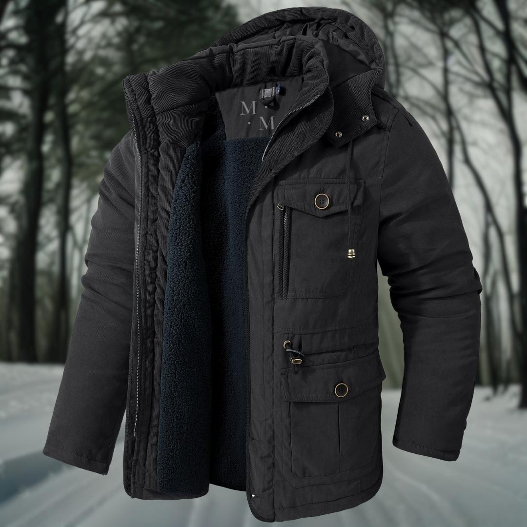 Herren Winterjacke mit Kapuze - Funktionell und Warm