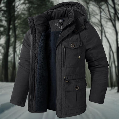 Herren Winterjacke mit Kapuze - Funktionell und Warm