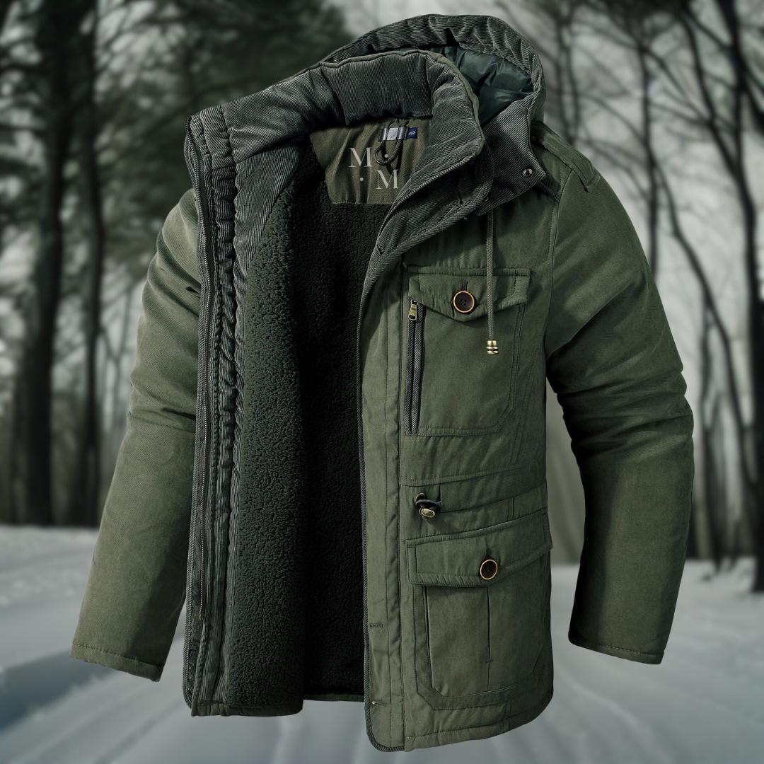 Herren Winterjacke mit Kapuze - Funktionell und Warm