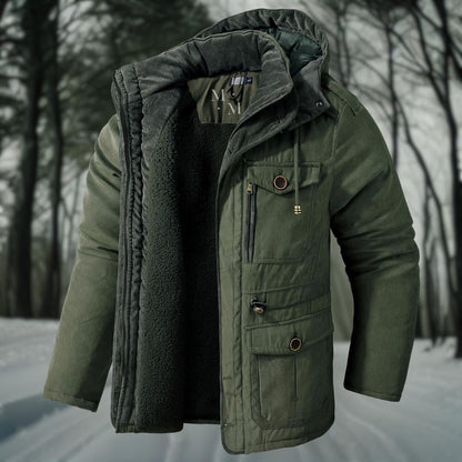 Herren Winterjacke mit Kapuze - Funktionell und Warm