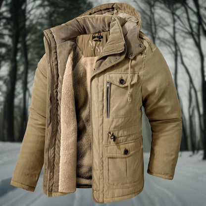 Herren Winterjacke mit Kapuze - Funktionell und Warm