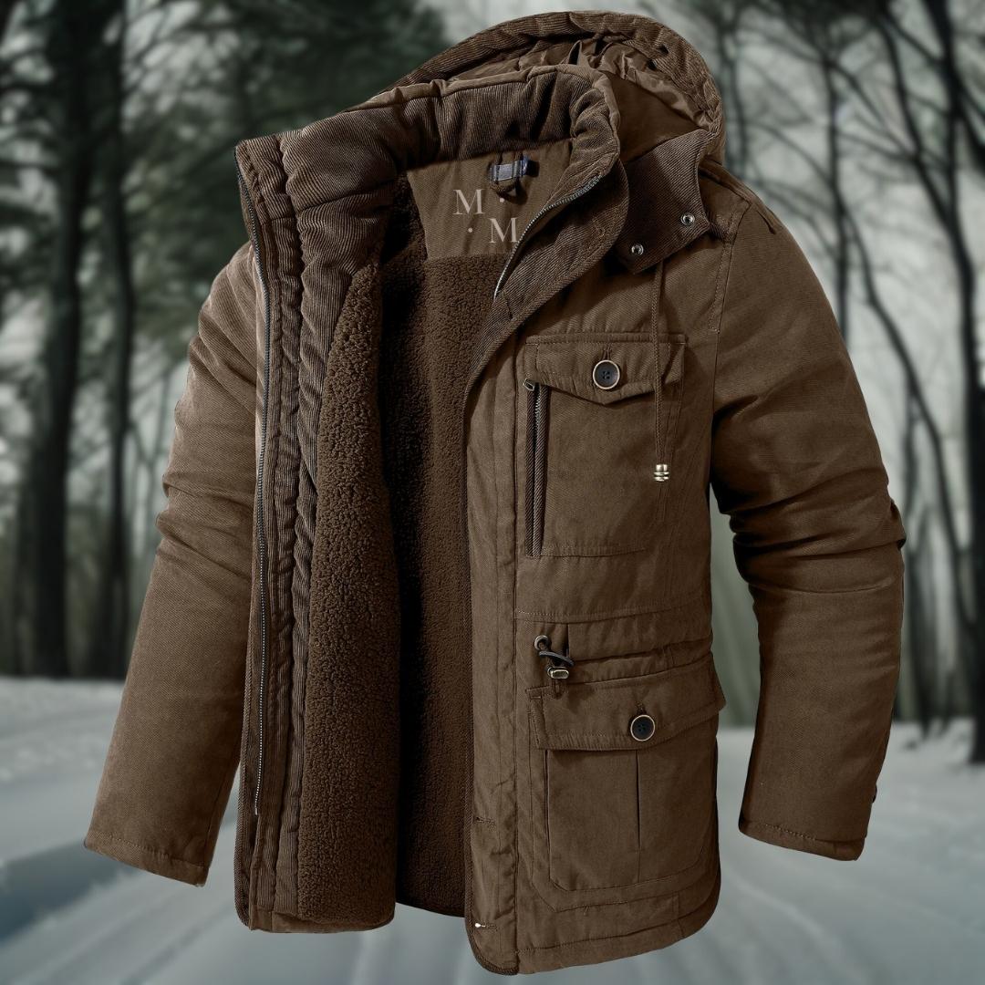 Herren Winterjacke mit Kapuze - Funktionell und Warm