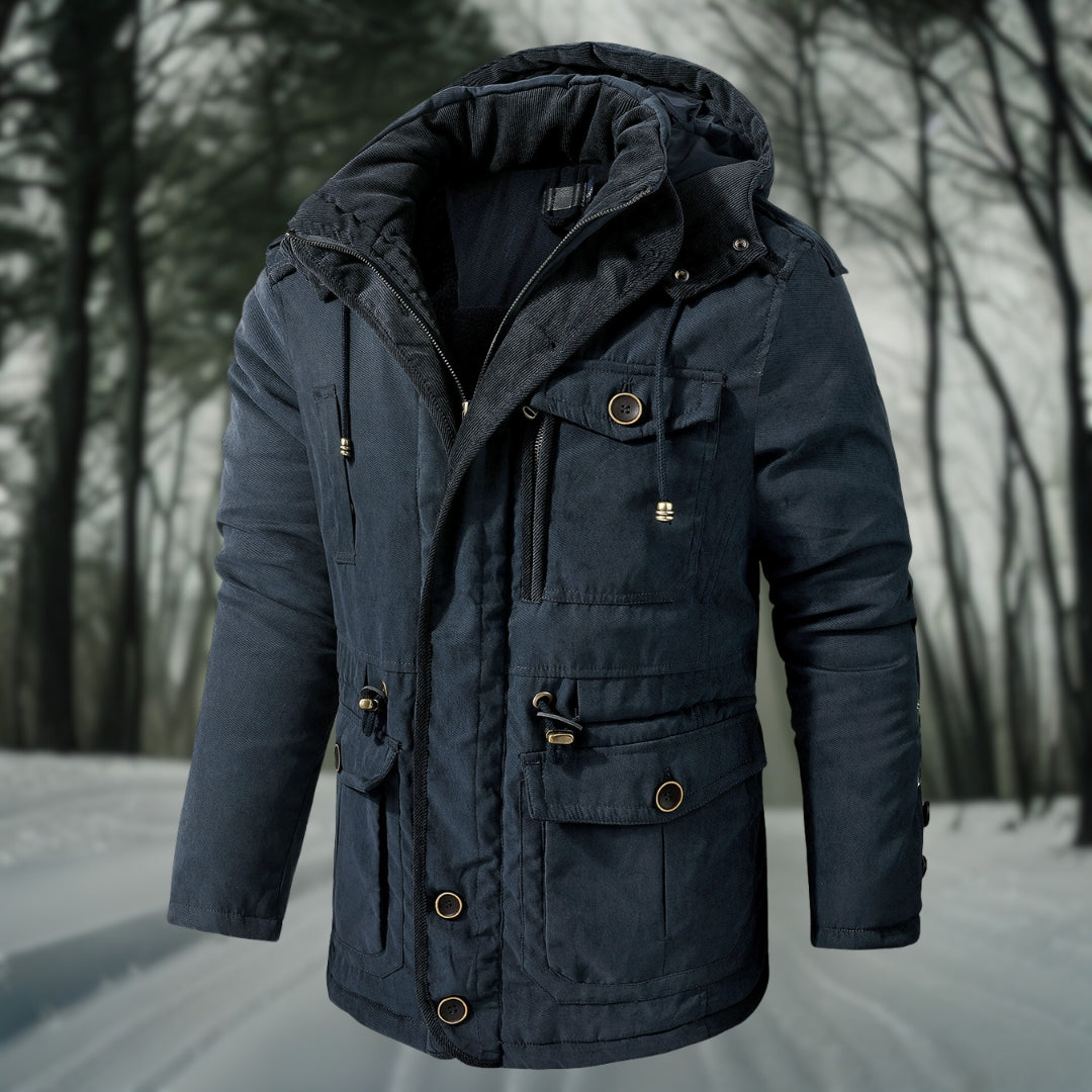 Herren Winterjacke mit Kapuze - Funktionell und Warm