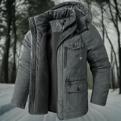 Herren Winterjacke mit Kapuze - Funktionell und Warm