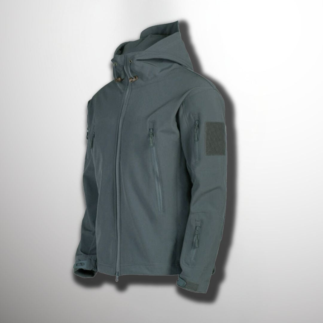 Wasserdichte Herren Outdoor Jacke – Winddicht & Funktionell mit Antidiebstahltaschen