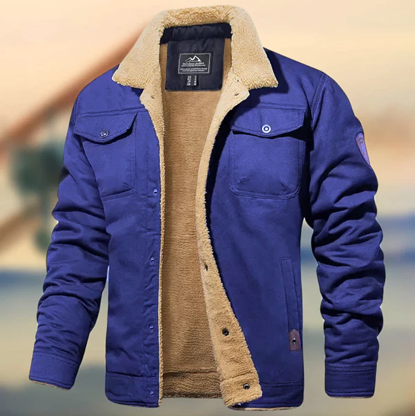 Herrenjacke mit Fleecefutter – Warme Outdoorjacke für Herbst und Winter