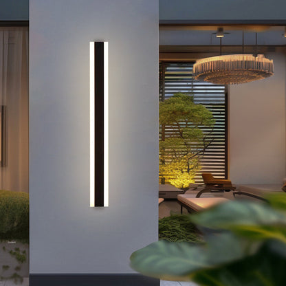Minimalistische Buitenwandlamp – Zwarte LED Wandverlichting IP65 Waterdicht voor Moderne Gevels & Tuinen