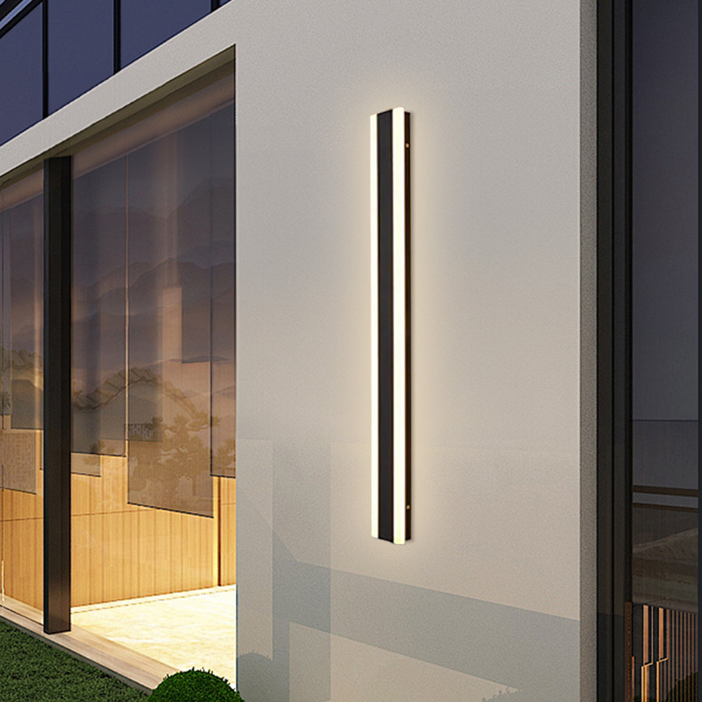 Minimalistische Buitenwandlamp – Zwarte LED Wandverlichting IP65 Waterdicht voor Moderne Gevels & Tuinen