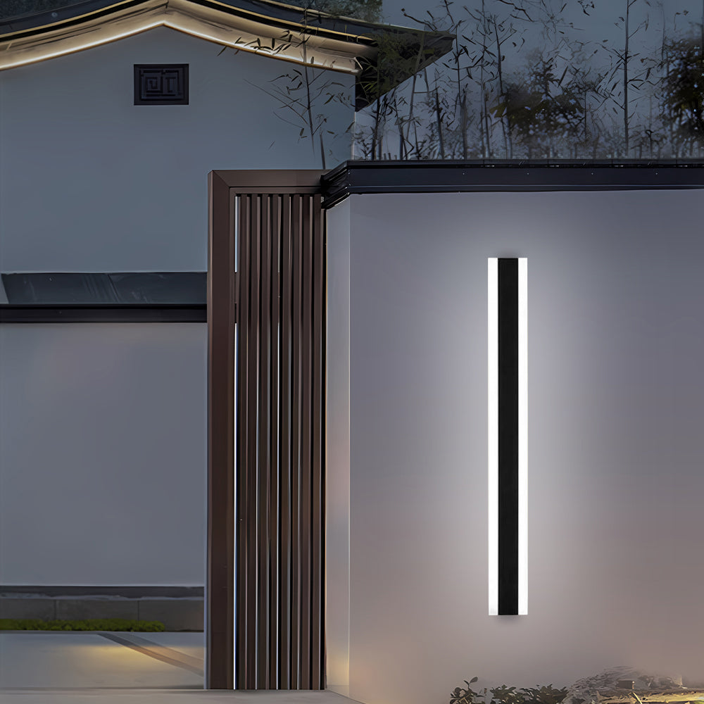 Minimalistische Buitenwandlamp – Zwarte LED Wandverlichting IP65 Waterdicht voor Moderne Gevels & Tuinen