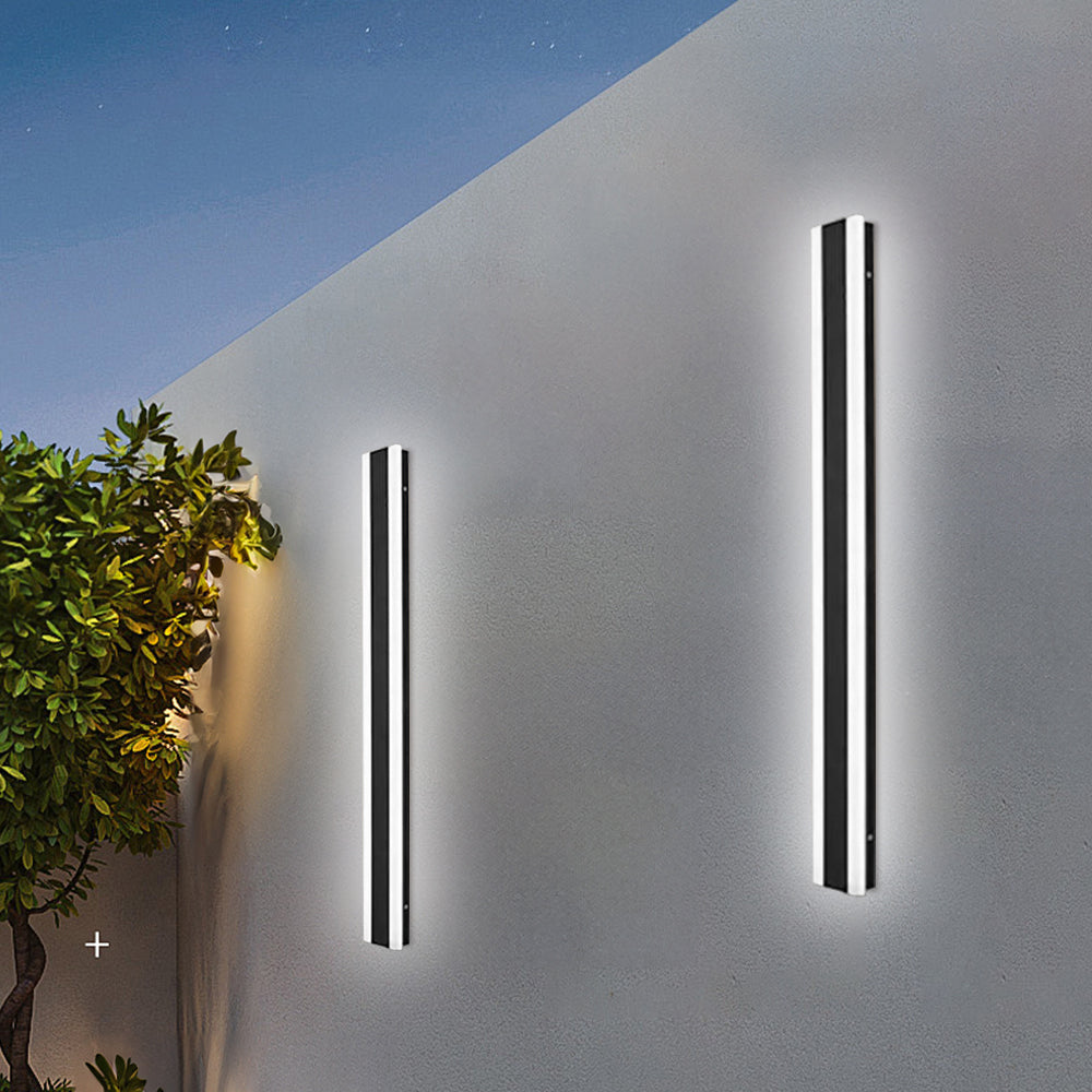 Minimalistische Buitenwandlamp – Zwarte LED Wandverlichting IP65 Waterdicht voor Moderne Gevels & Tuinen
