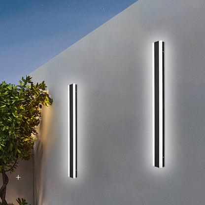 Minimalistische Buitenwandlamp – Zwarte LED Wandverlichting IP65 Waterdicht voor Moderne Gevels & Tuinen