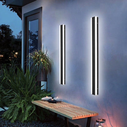 Minimalistische Buitenwandlamp – Zwarte LED Wandverlichting IP65 Waterdicht voor Moderne Gevels & Tuinen