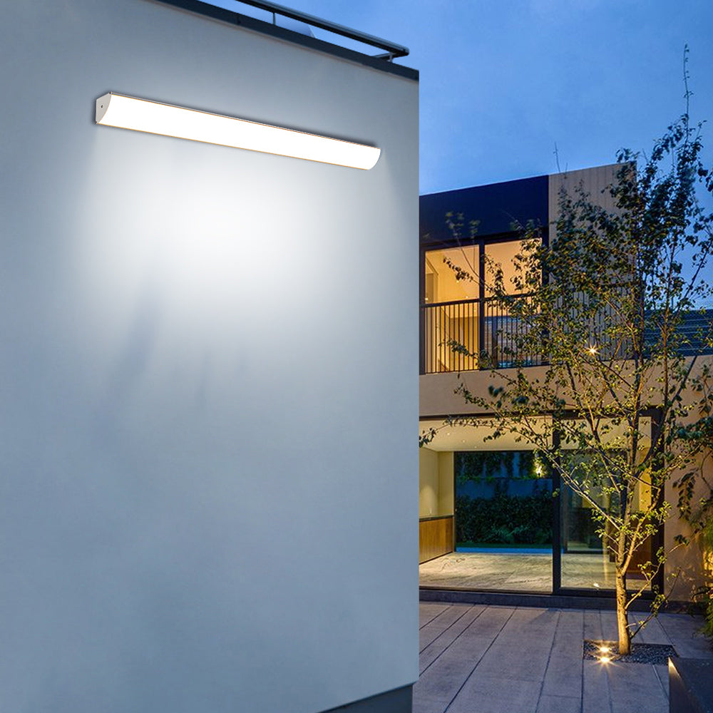 Minimalistische Wasserdichte LED Außenwandleuchte – Modernes Design, IP65, Aluminium für Garten & Fassade