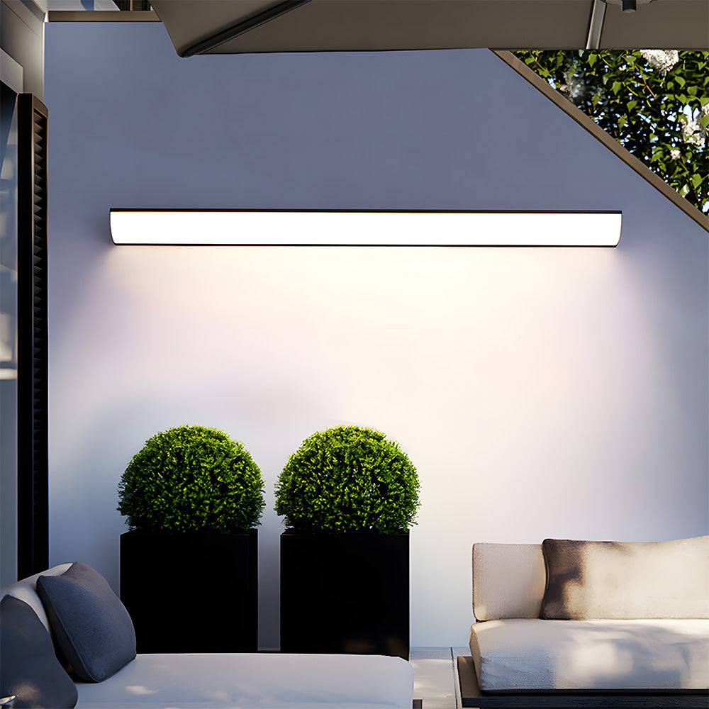 Minimalistische Wasserdichte LED Außenwandleuchte – Modernes Design, IP65, Aluminium für Garten & Fassade