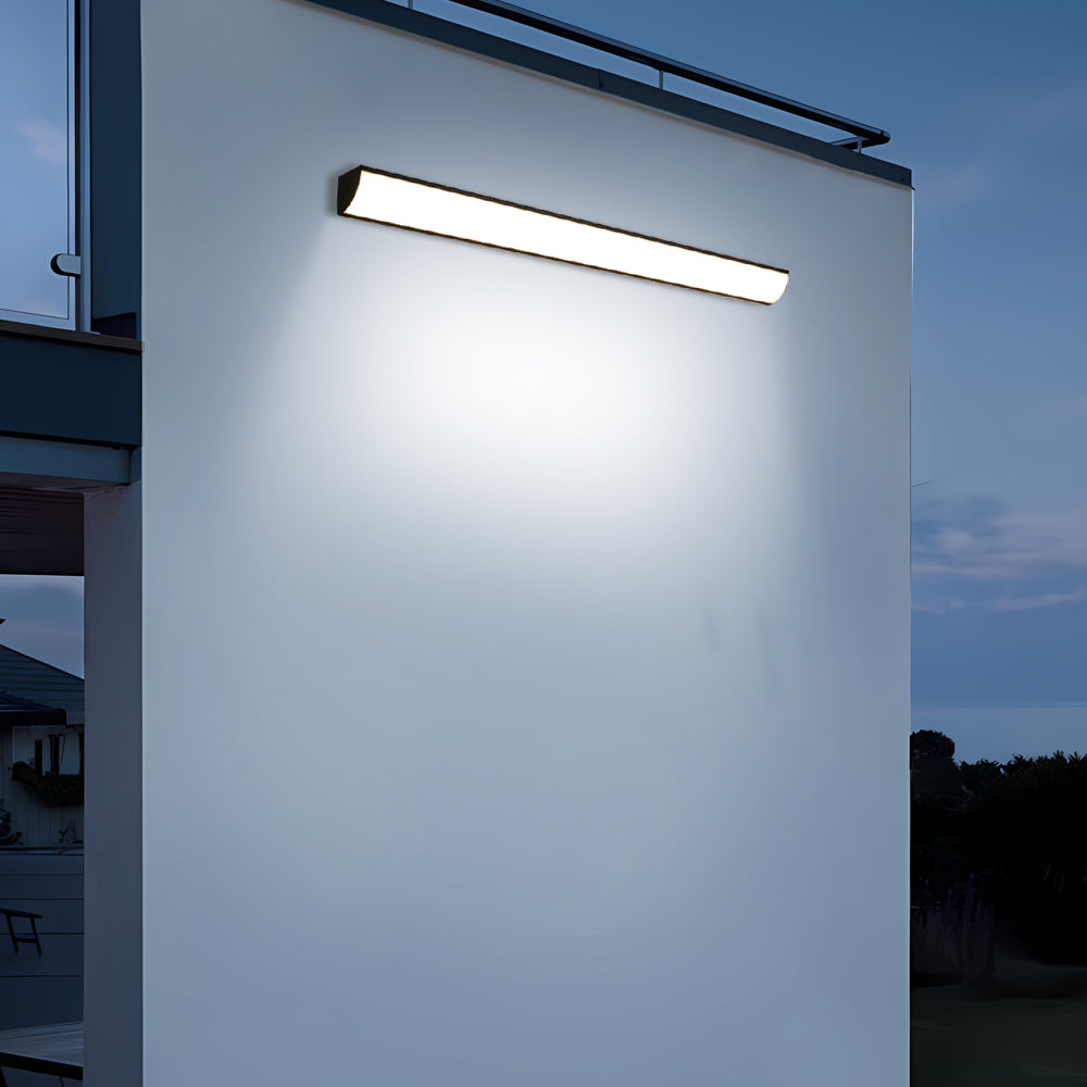Minimalistische Wasserdichte LED Außenwandleuchte – Modernes Design, IP65, Aluminium für Garten & Fassade