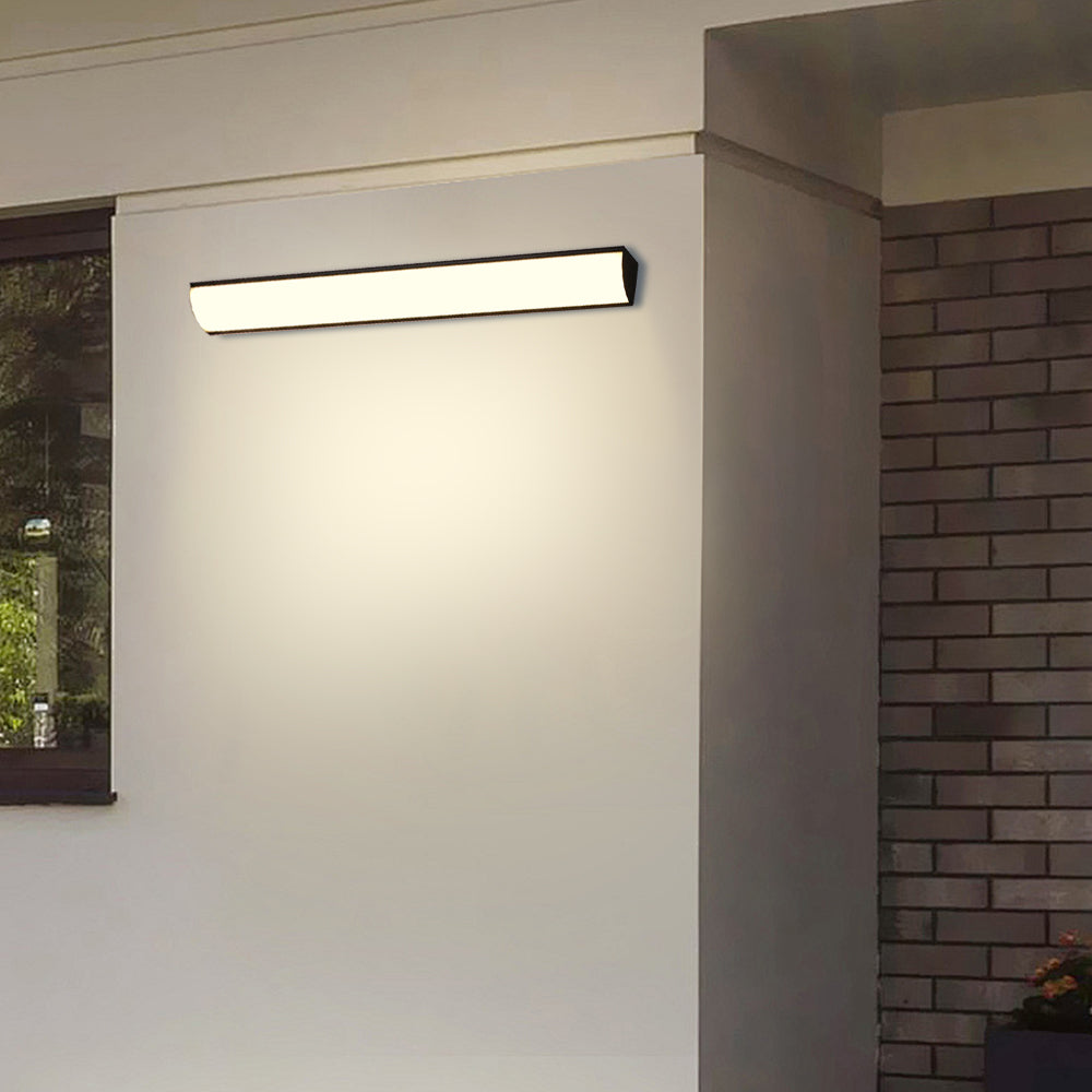 Minimalistische Wasserdichte LED Außenwandleuchte – Modernes Design, IP65, Aluminium für Garten & Fassade